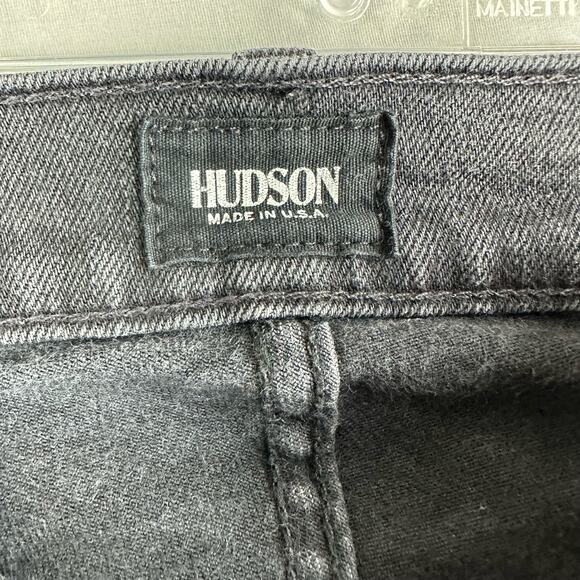 Hudson Bryon Straight 38x34 Black Button Fly Jeans - Picture 5 of 10
